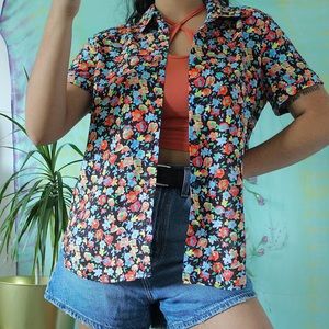 Twik floral button up shirt